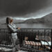 Woman overlooking Lake Como